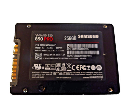 Samsung 256 ssd - samsung, sata