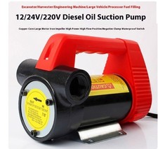 Pompa Carburante Elettrica Diesel 12V/24V Autoadescante Misuratore Pompa Trasferimento Carburante