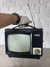 Auto tv portatile vintage sovietica 12/127/220v YUNOST R603 URSS anni 80