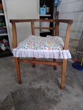 ANTICA  POLTRONA POZZETTO POLTRONCINA SEDIA CILIEGIO.