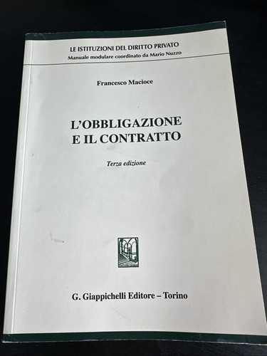 Obbligazione il contratto - l'obbligazione,