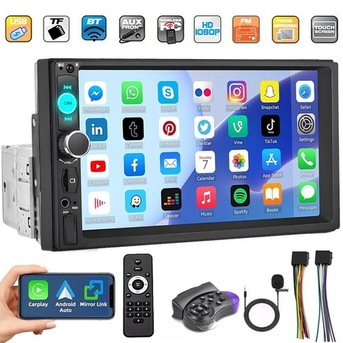 Single 1din touch screen - single, 7"