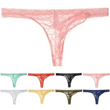 Perizoma uomo in rete con naso