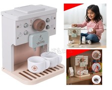 macchina caffè giocattolo in legno per bambini gioco in legno con accessori