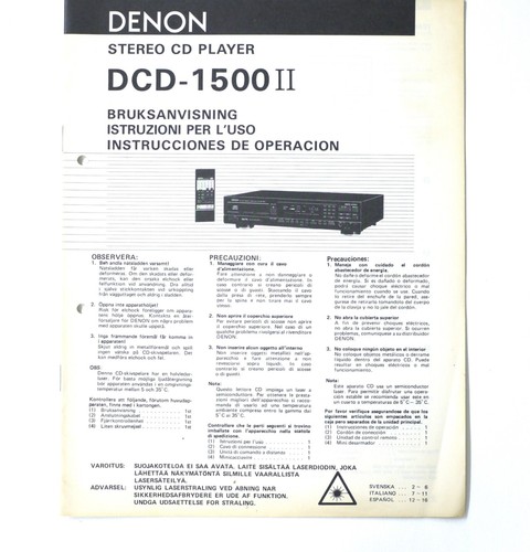 Lettore originale denon - lettore, cd