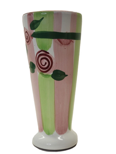 Vaso terracotta smaltata - in,