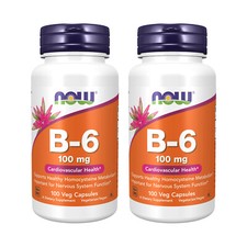 2 x NOW Vitamina B6