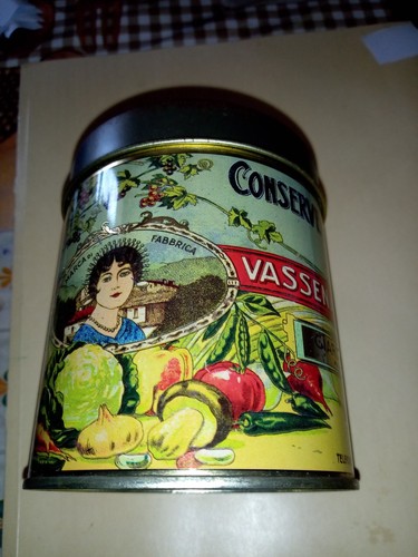 Scatola latta conserve - latta,