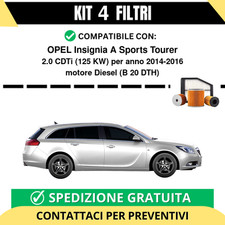 Kit 4 Filtri Tagliando per