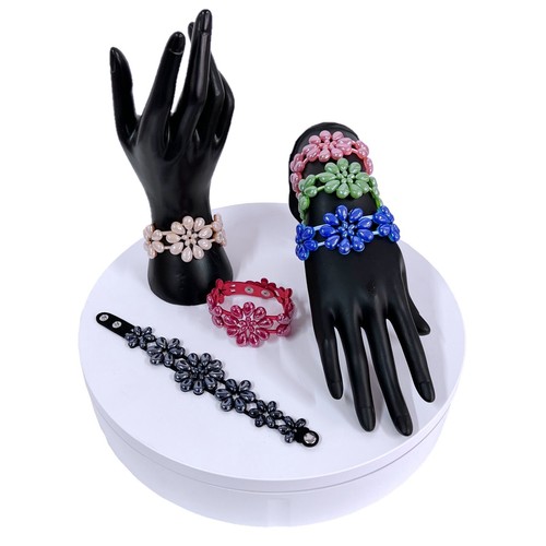 Bracciale braccialetto perlato - bracciale,