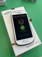 Lcd DISPLAY Schermo SAMSUNG S3 Mini Bianco I8190n Originale Service Pack