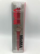 Orologio Originale SWATCH Moma Red (GZ406C) - Edizione Limitata! Data-Rara-Rarità