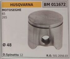 501205603 PISTONE COMPLETO DI SEGMENTI E SPIN MOTOSEGA HUSQVARNA 65 265 Ø48