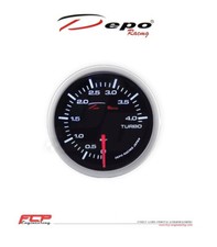 DEPO RACING MANOMETRO TURBO BOOST MECCANICO 4 BAR 52mm WS-MW5201B-0-4BAR