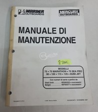 Manuale manutenzione cod. 90/830234F3 Mercury 75 HP-Marathon-SeaPro-60/80 Jet