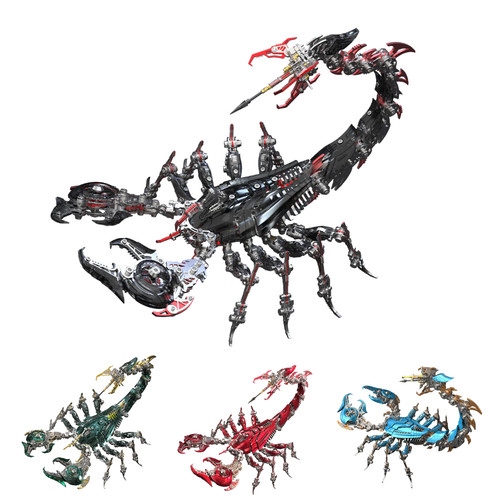 Meccanico scorpione metallo - scorpione, 3d