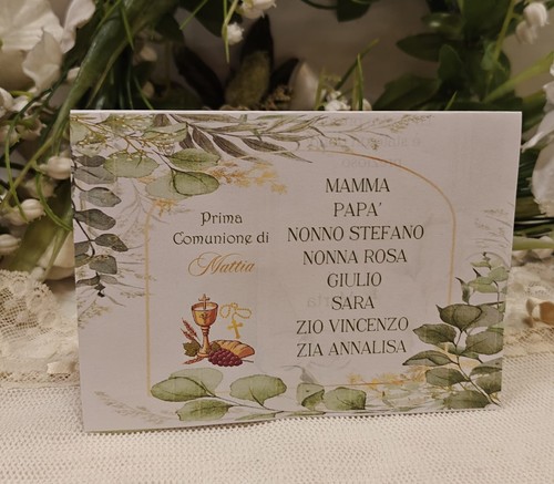 Prima comunione segna tavolo - prima,