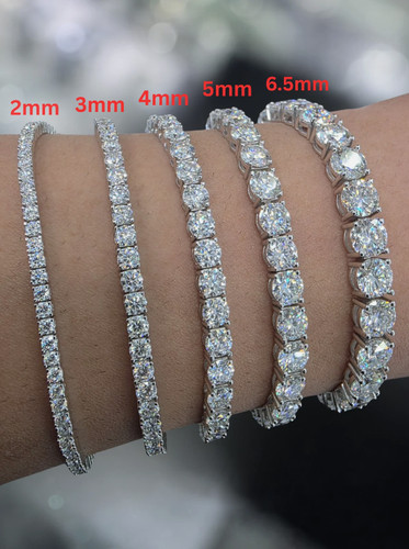 Bracciale tennis 5mm - bracciale, 2-6,5mm