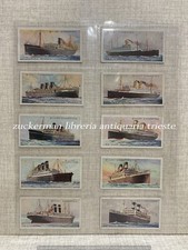 N.21-30 NAVI MERCANTILI Willy's cigarettes Bristol&London photo figures figurine