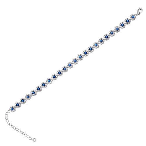 Bracciale elegance silver blue - bracciale,