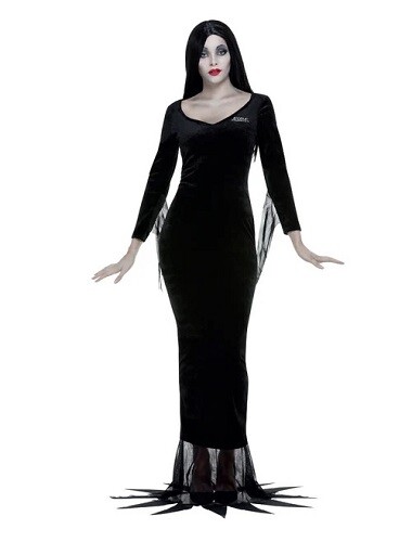 Costume donna morticia addams - morticia,
