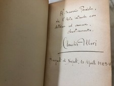 Libro poesia La dolce luce 1929 prima edizione Dedica Autore Claudio Allori