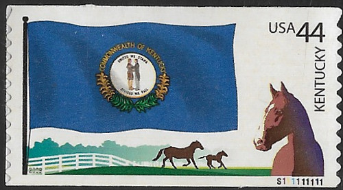 Bandiera stato kentucky - stato, us