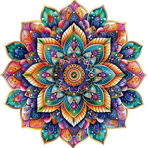 Adesivo murale - , mandala