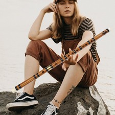  1 set flauto di bambù stile