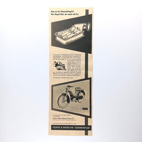 1958 fichtel sachs - xl, &
