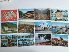 BLOCCO DI 12 CARTOLINE PAESAGGISTICHE DELLA SVIZZERA NUOVE E VIAGGIATE