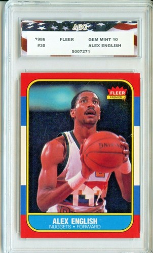 Fleer basketball alex - fleer,