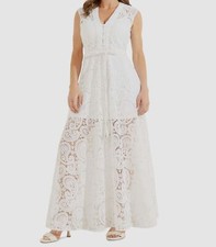 $198 Guess Womens White Lace