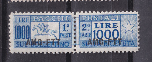 Trieste pacchi postali - postali, 1000l