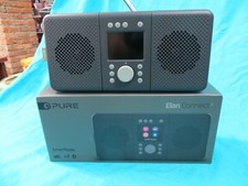 PURE mod. Elan Connect + nera - radio DAB + AM/FM Bluetooth