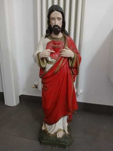 Antica statua sacro cuore - sacro,