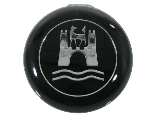 Pulsante clacson nero