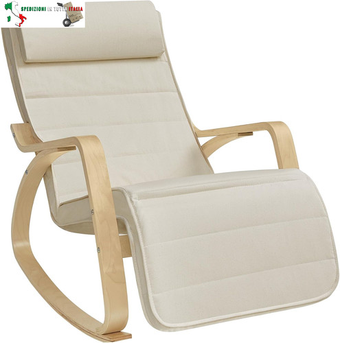 Sedia dondolo con braccioli - dondolo,