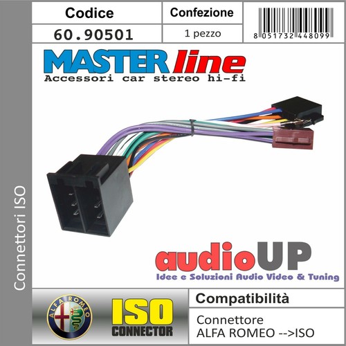 Connettore iso per alfa - iso, romeo
