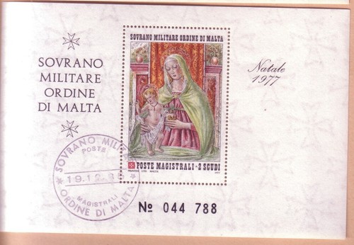 Smom 1977 foglietto natale - 1977, bf