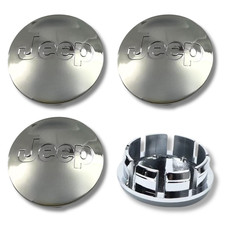 Per Jeep mozzo copricerchio centrale in lega x4 55mm argento molti modelli Wrangler