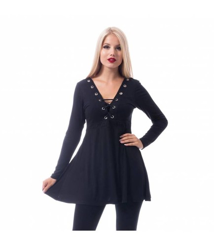 Top maglia lunga - a, manica
