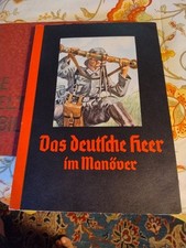 ALBUM ORIGINALE COMPLETO DI SIGARETTE DEL 1936 ESERCITO TEDESCO IN ESERCITAZIONE