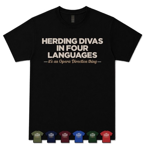 Maglietta herding divas - maglietta,