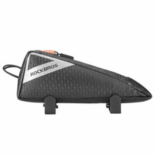 RockBros Borsa Telaio Ciclismo Borsa Bici Triangolo Borsa Impermeabile Nera 0,5L
