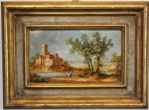 Quadro paesaggio con - quadro, di