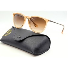 *NUOVO* Ray-Ban RB4171 Erika Color Mix, Marrone Trasparente, Lente Marrone Sfumato