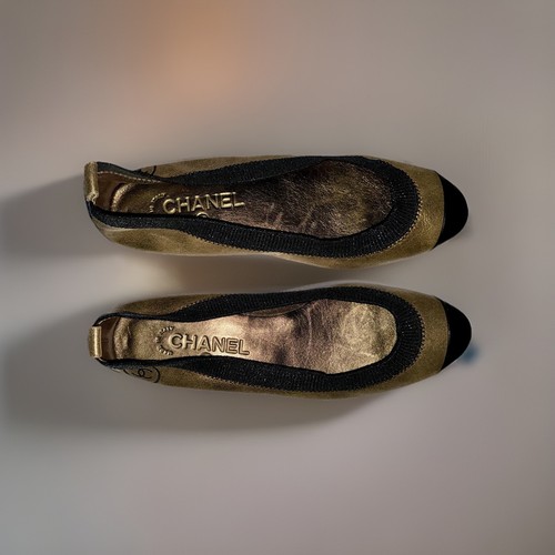 Ballerine chanel oro - ballerine,