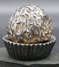 Raro FERRERO ROCHER Ricoperto Di Argento 925 Dimensioni 1:1 Originale Anni 80