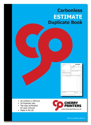 Libro duplicato stima ncr - ncr, a4
